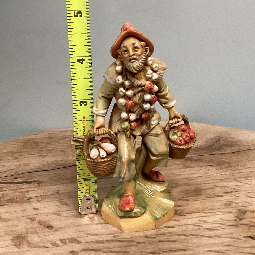 🟠 Vintage & Retired - Fontanini 5” Collection - Nathan the Produce Peddler # 146 - Picture 9 of 12